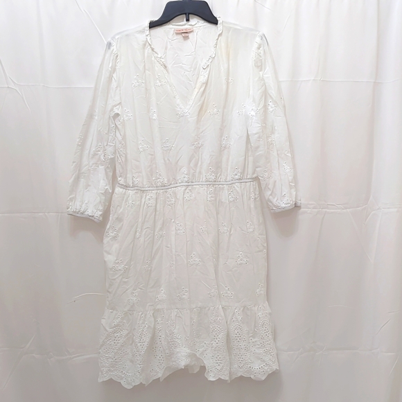 Knox Rose White Eyelet Embroidery Dress - Picture 2 of 4